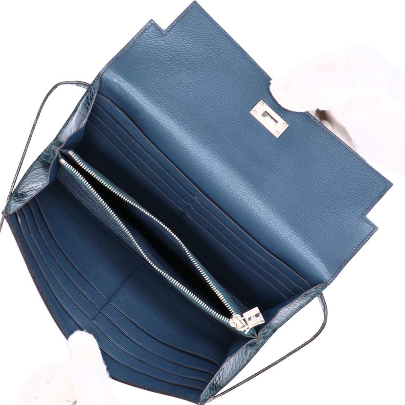 HERMES エルメス/ケリーウォレット/アリゲーター//□R/Bランク/75