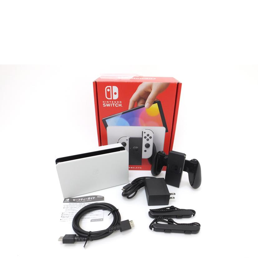 NINTENDO 任天堂/有機ELモデルスイッチ本体ホワイト/HEG-S-KAAAA//XTJ10359369673/Bランク/88