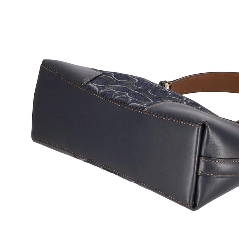 COACH/シグネチャーデニム2WAYバッグ/F46284//M18**/ABランク/75