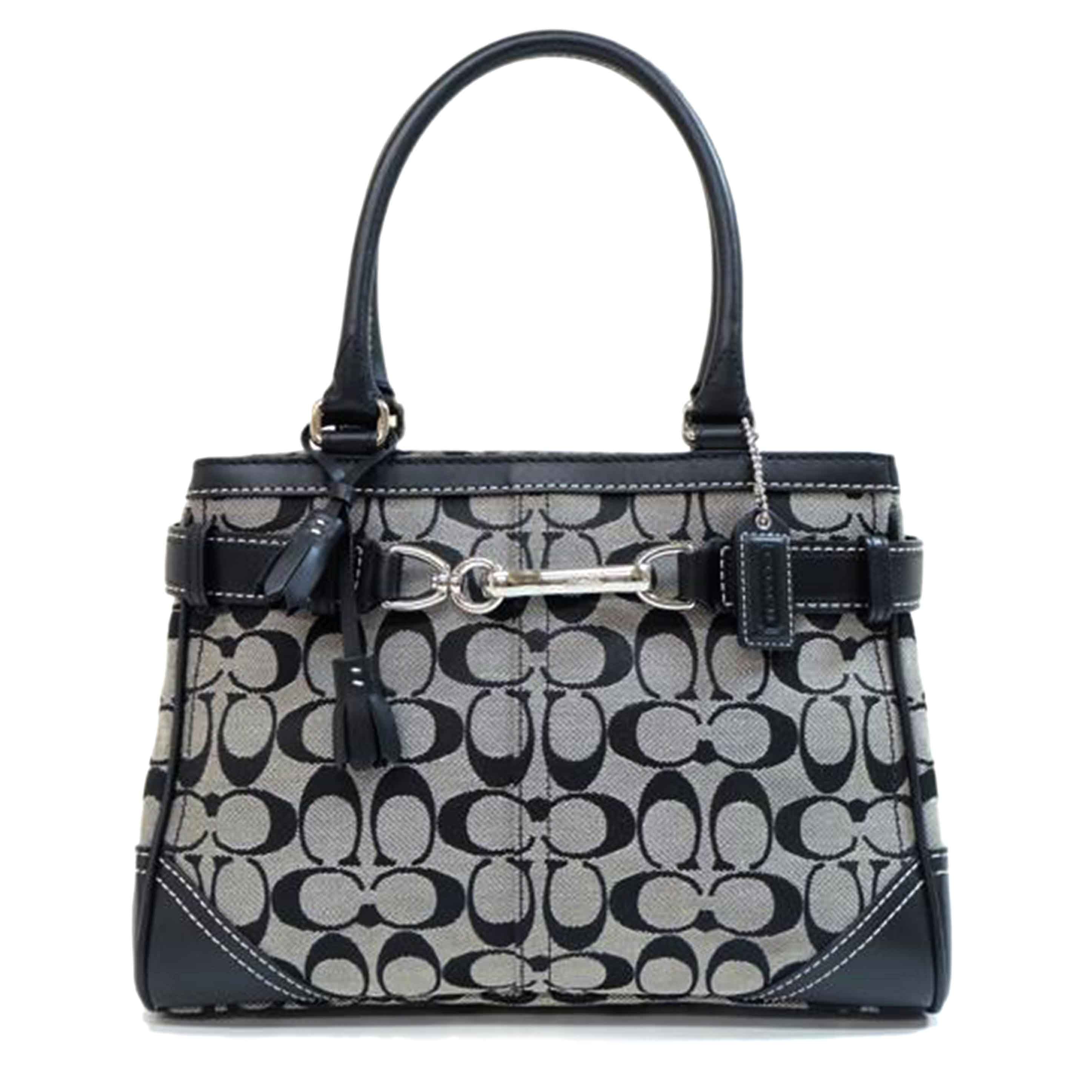 COACH コーチ/ハンプトンズシグネチャーミディアムキャリーオール/08K06//H06**/Aランク/71