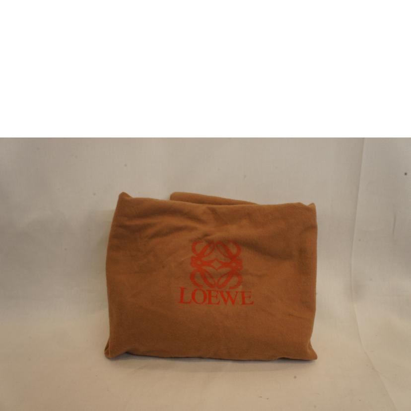 LOEWE ロエベ/ビンテージレザーバケットショルダーブラウン//ABランク/92