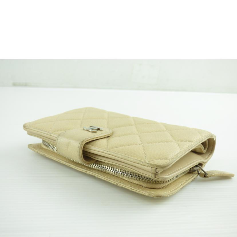 CHANEL シャネル/キャビアスキン2つ折り財布//156*****/Bランク/64