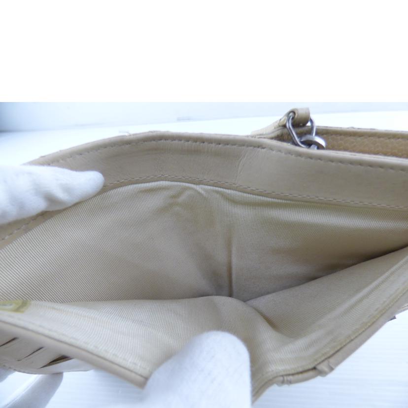 CHANEL シャネル/キャビアスキン2つ折り財布//156*****/Bランク/64