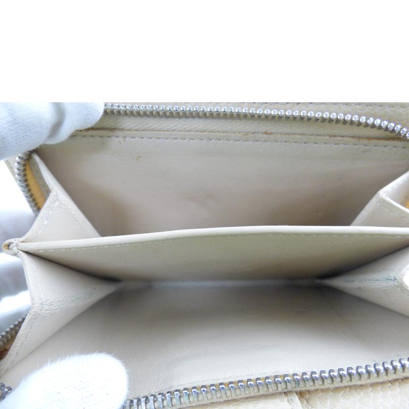 CHANEL シャネル/キャビアスキン2つ折り財布//156*****/Bランク/64