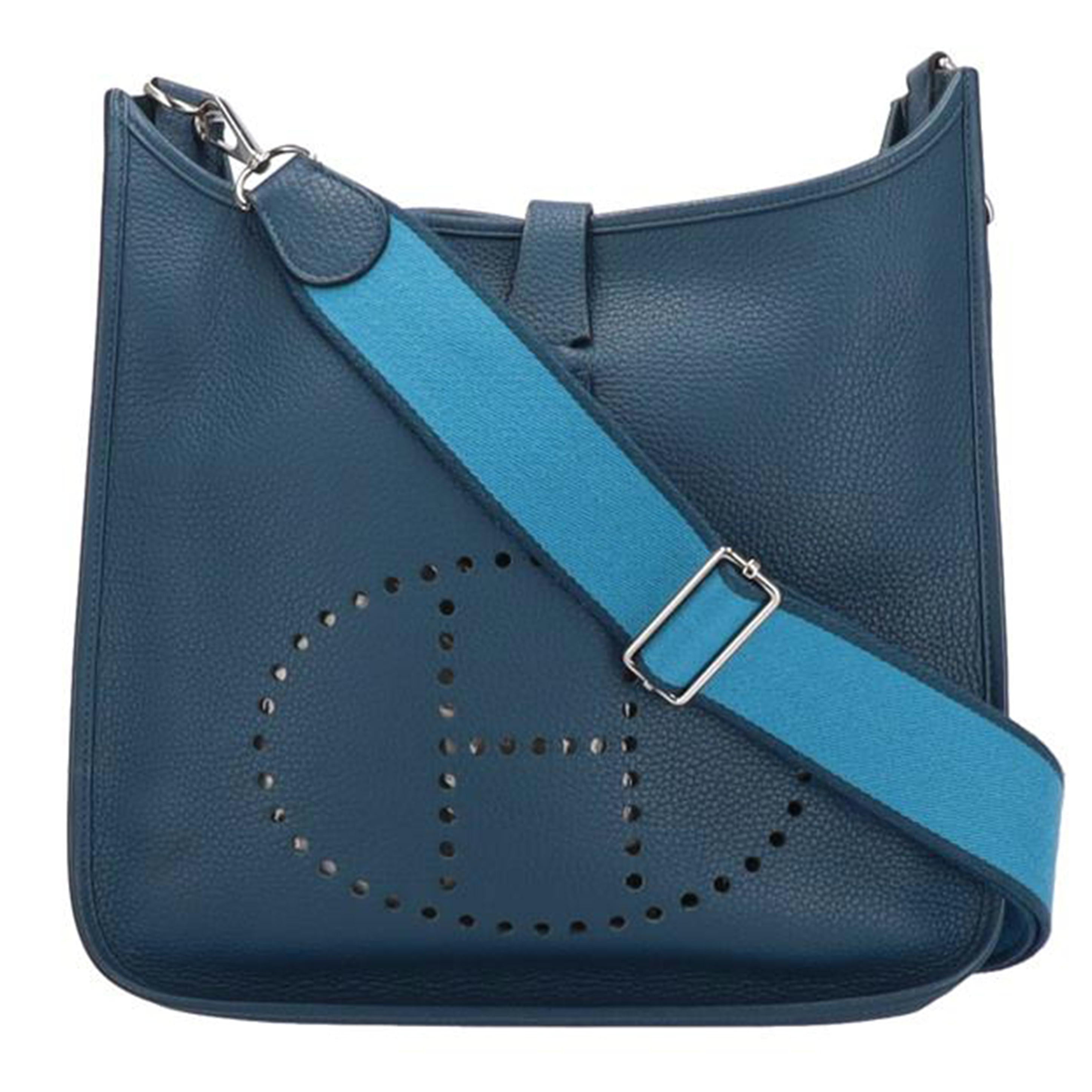 HERMES エルメス/エブリン3/トリヨンクレマンス/バイカラーブルー//ABランク/75