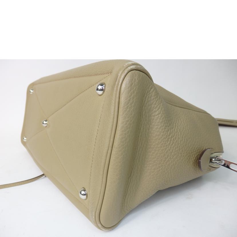 HERMES エルメス ハンドバッグ トートバッグ シルバー金具 2006年頃製造/ヴィクトリア40/トリヨンクレマンス/ベージュ/弊社見立//□J刻(06年)/Aランク/84
