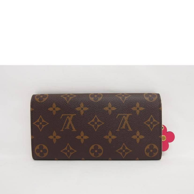 LV ルイヴィトン/ポルトフォイユ・エミリー/モノグラム/ローズバレリーヌ/M64202//CA2188/ABランク/04