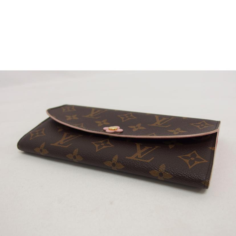 LV ルイヴィトン/ポルトフォイユ・エミリー/モノグラム/ローズバレリーヌ/M64202//CA2188/ABランク/04