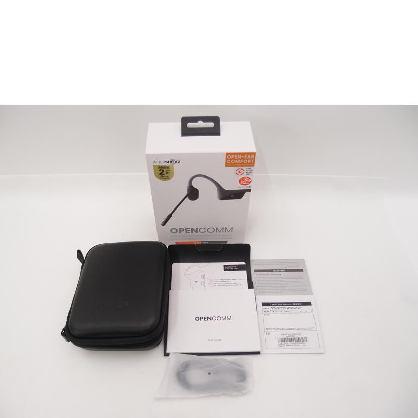 AFTER SHOKZ ショックス/骨伝導Bluetoothヘッドセット/OpenComm ASC100//370055850/Aランク/69
