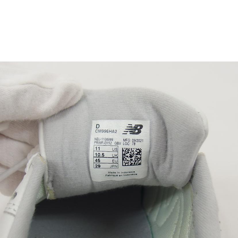 new balance ニューバランス メンズスニーカー/ローカットスニーカー/ホワイト/CM996HA2//ABランク/04