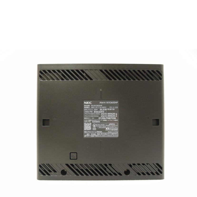 NEC 日本電気/無線LAN親機/Aterm WX3600HP/PA-WX3600HP//36011X1716746D3/Aランク/69