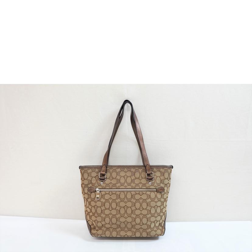 COACH コーチ/アウトラインシグネチャージップトート/F55364//E16**/Bランク/71