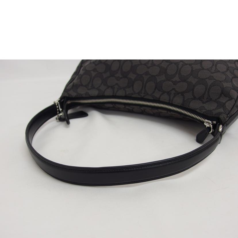 COACH コーチ/シグネチャー/ワンショルダーバッグ/ダークグレー/F29959//E1847/Aランク/04