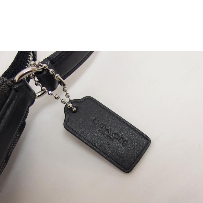 COACH コーチ/シグネチャー/ワンショルダーバッグ/ダークグレー/F29959//E1847/Aランク/04