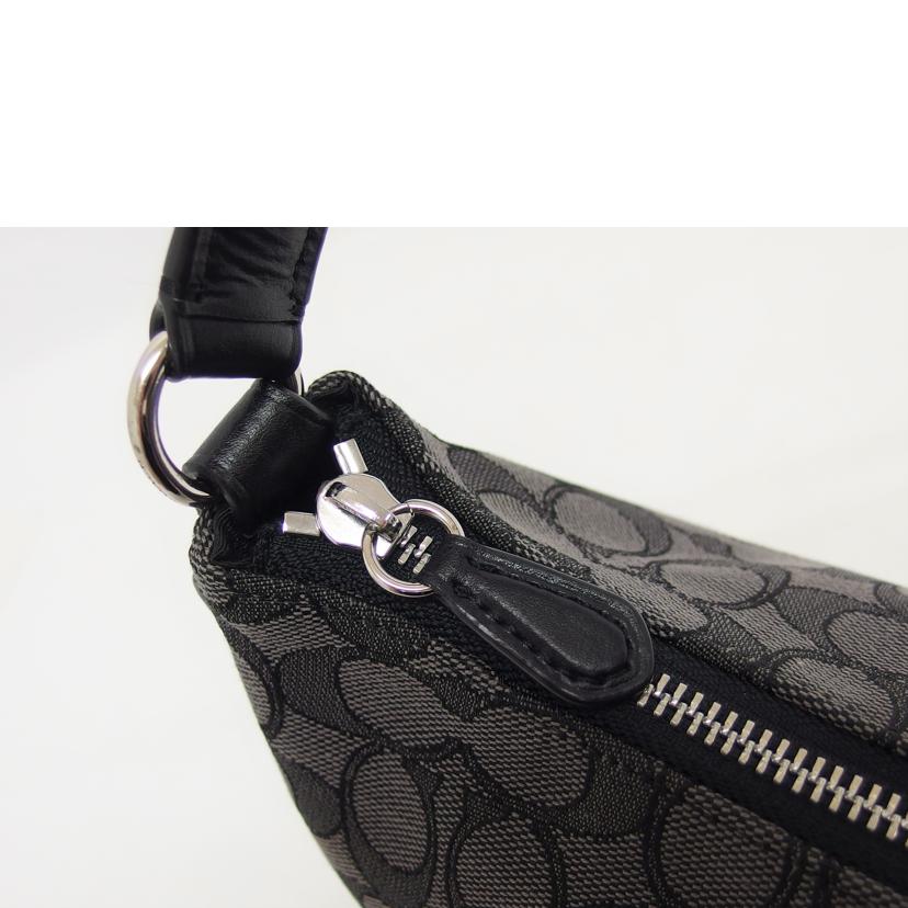 COACH コーチ/シグネチャー/ワンショルダーバッグ/ダークグレー/F29959//E1847/Aランク/04