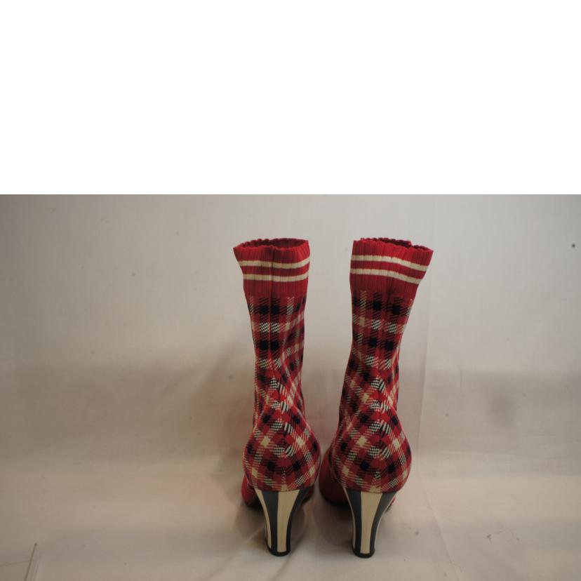 FENDI フェンディ/チェック柄ストレッチブーツ//ABランク/92
