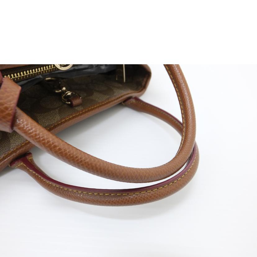 COACH コーチ/シグネチャーハンドバッグ//ABランク/88