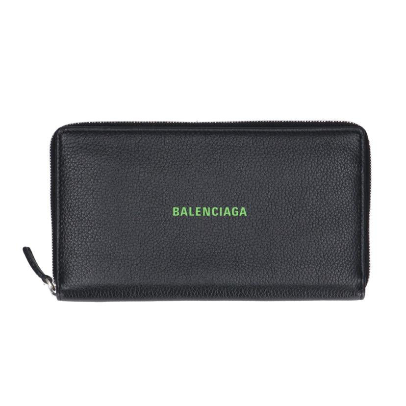 BALENCIAGA バレンシアガ/エヴリデイラウンドファスナー長財布/594317//106*/Aランク/75