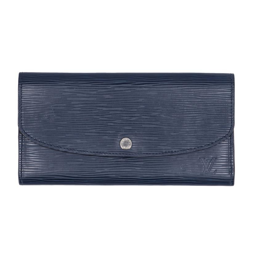 LV ルイヴィトン 二つ折り長財布/ポルトフォイユ・エミリー/エピ/アンディゴブルー/M60854//CA0187/ABランク/75
