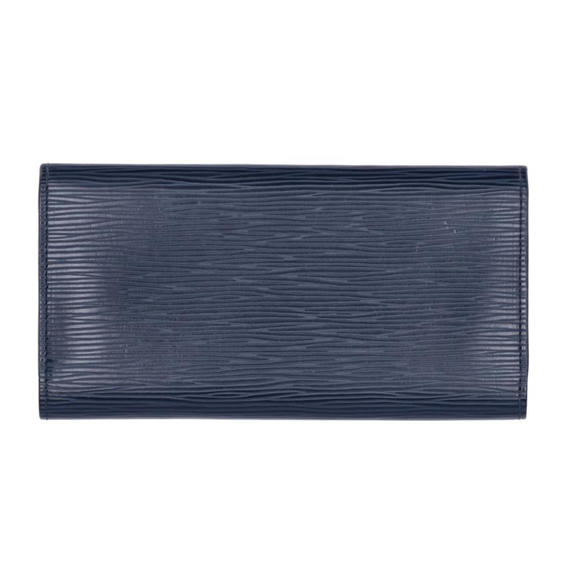 LV ルイヴィトン 二つ折り長財布/ポルトフォイユ・エミリー/エピ/アンディゴブルー/M60854//CA0187/ABランク/75