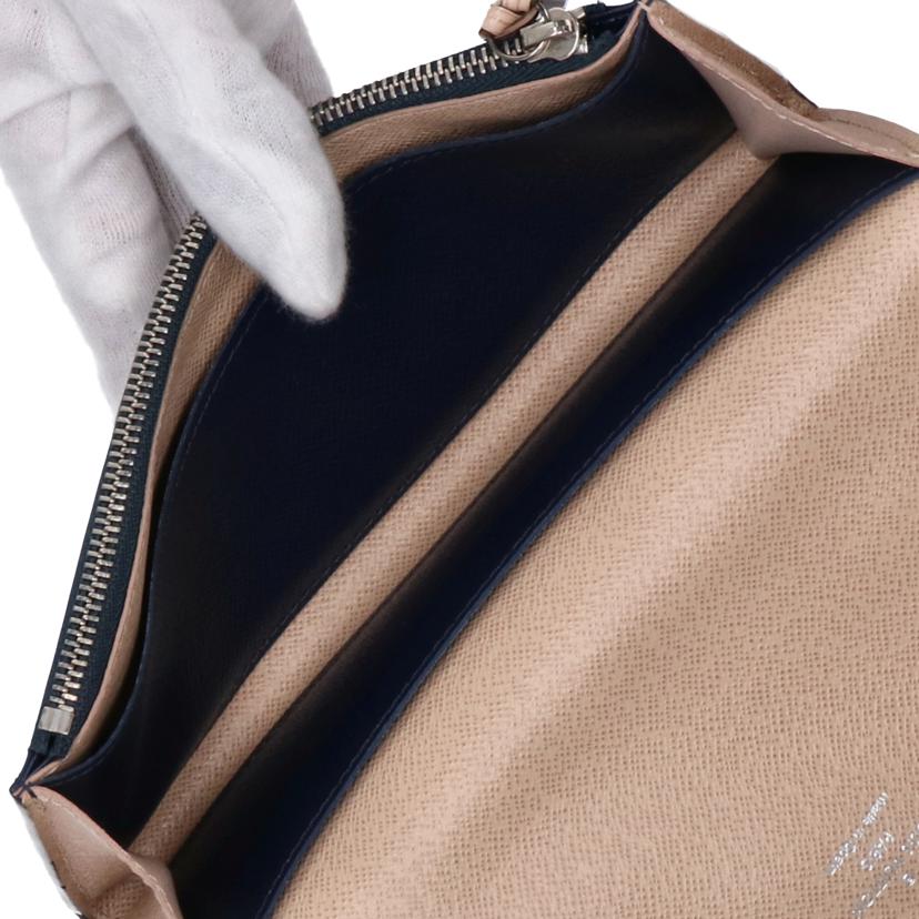LV ルイヴィトン 二つ折り長財布/ポルトフォイユ・エミリー/エピ/アンディゴブルー/M60854//CA0187/ABランク/75