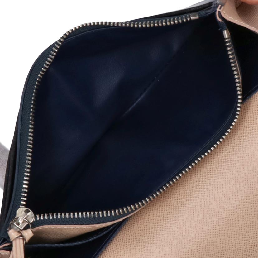 LV ルイヴィトン 二つ折り長財布/ポルトフォイユ・エミリー/エピ/アンディゴブルー/M60854//CA0187/ABランク/75