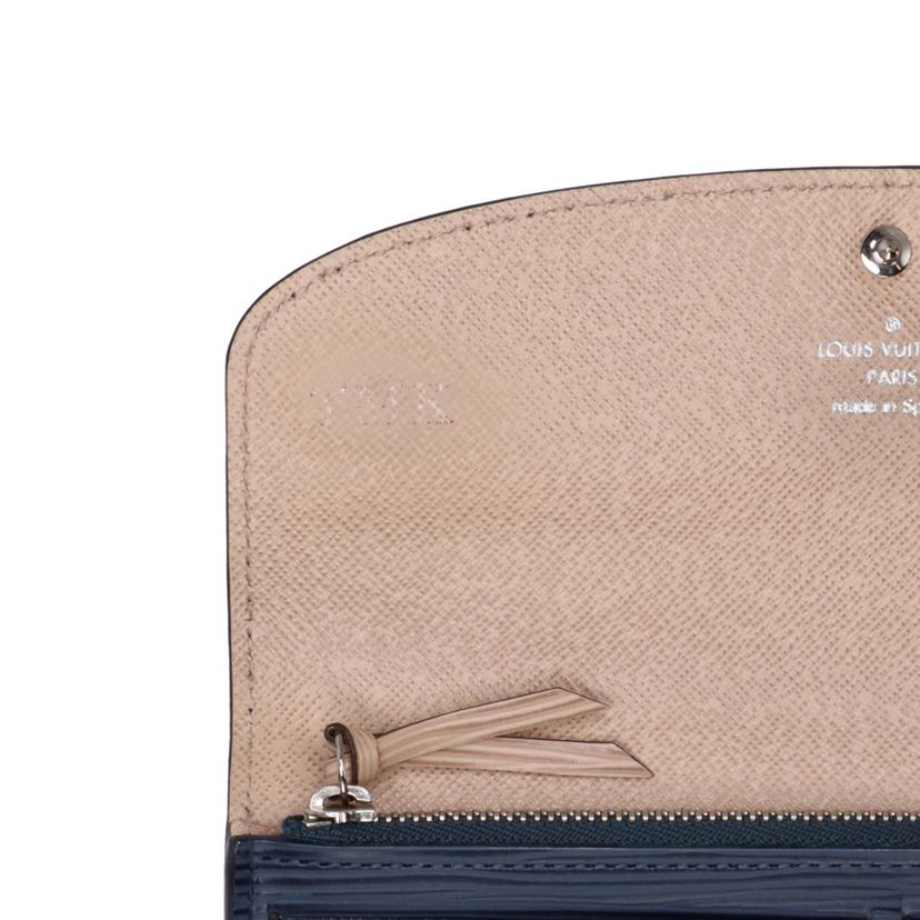 LV ルイヴィトン 二つ折り長財布/ポルトフォイユ・エミリー/エピ/アンディゴブルー/M60854//CA0187/ABランク/75