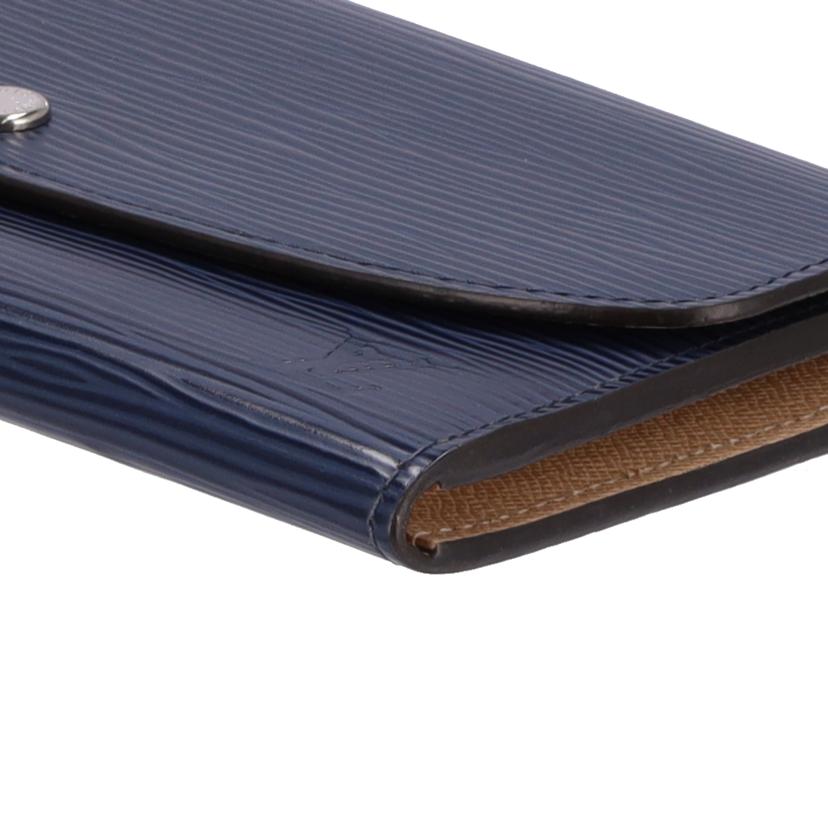 LV ルイヴィトン 二つ折り長財布/ポルトフォイユ・エミリー/エピ/アンディゴブルー/M60854//CA0187/ABランク/75