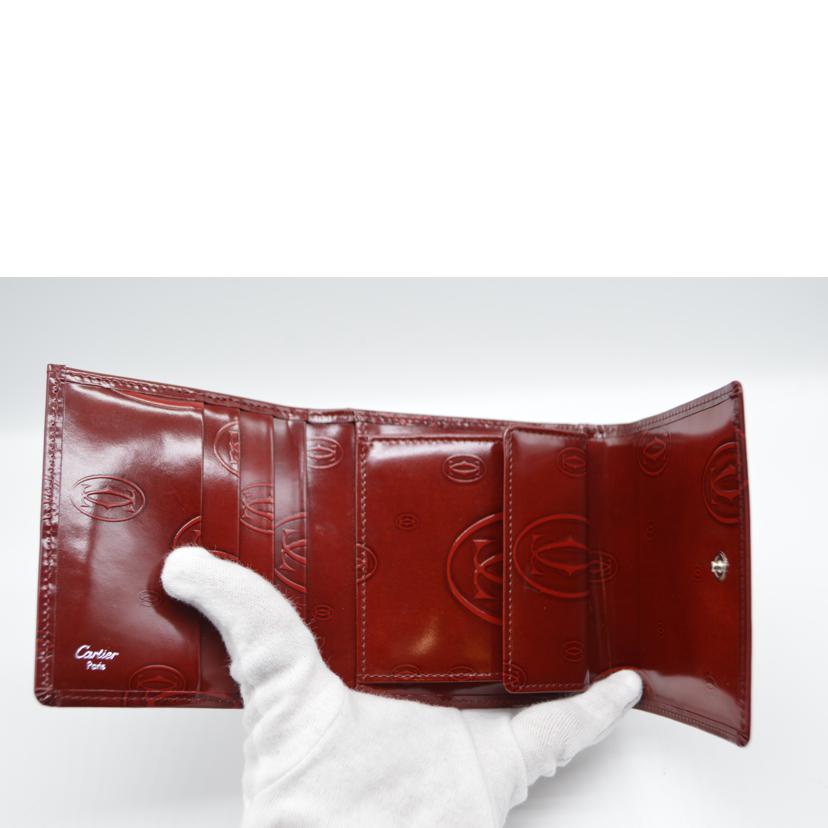 Cartier Cartier/ハッピーバースデーコンパクト財布/ボルドー/L3000720//UL305369/Aランク/89
