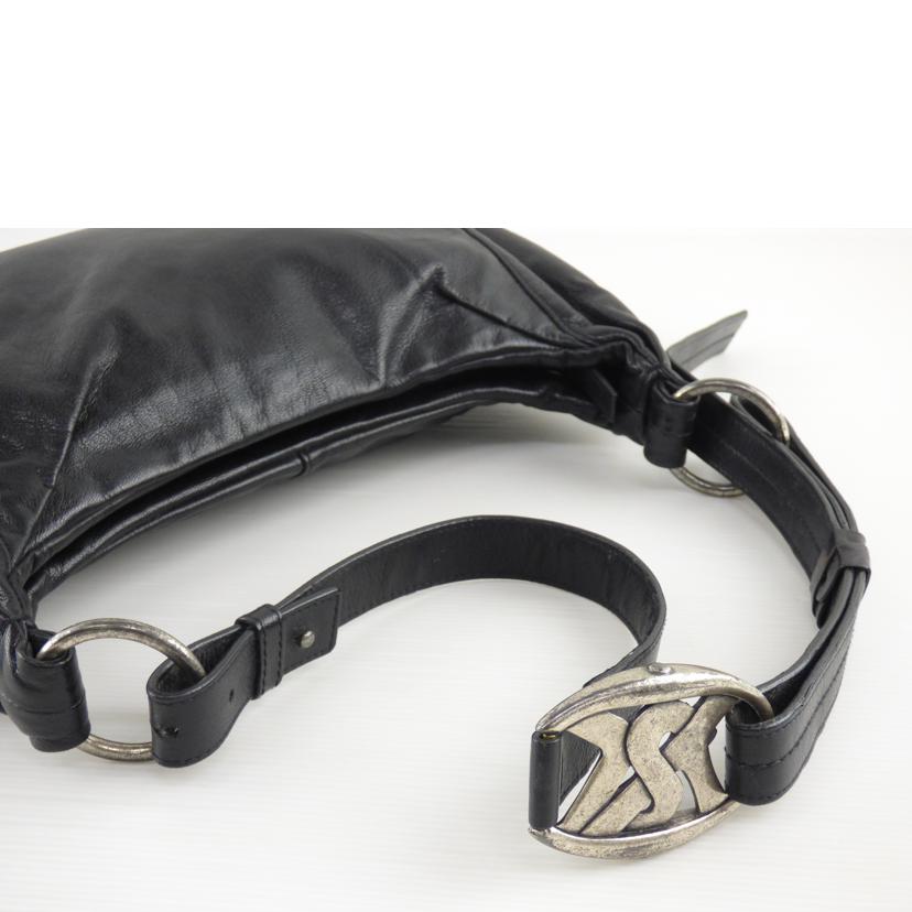 YVES SAINT LAUNRENT イヴサンローラン/レザーショルダー/116064//213***/Bランク/64