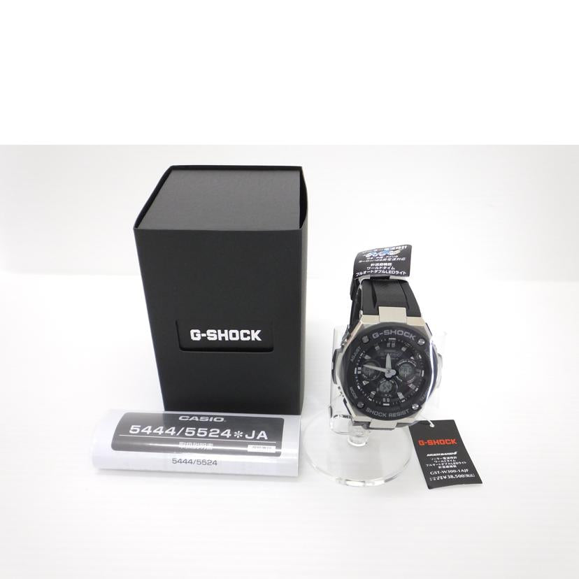 CASIO カシオ/G-SHOCK/G-STEEL/ミッドサイズ/電波ソーラー/GST-W300-1JAF//SAランク/88