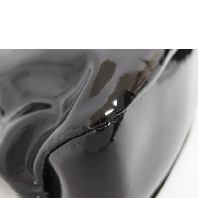 Ferragamo フェラガモ/エナメルレザーハンドバッグ/ブラック/B151//AU-21/ABランク/04