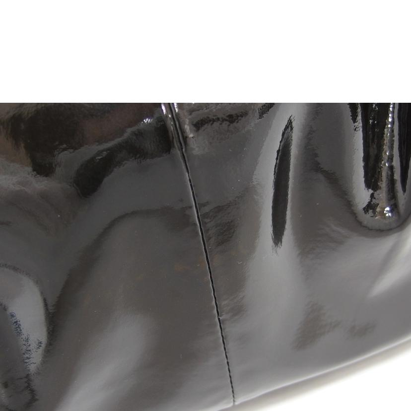 Ferragamo フェラガモ/エナメルレザーハンドバッグ/ブラック/B151//AU-21/ABランク/04