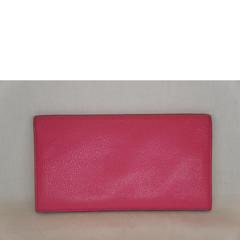 HERMES エルメス/エブリンロングウォレットシェーブルローズティリアン//□O/Aランク/92