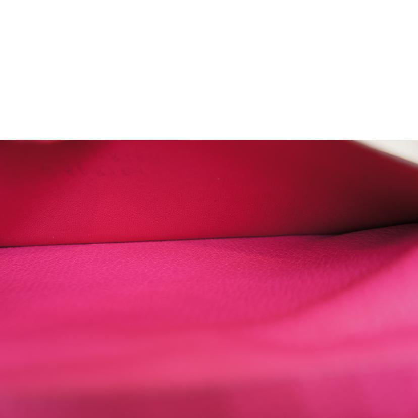 HERMES エルメス/エブリンロングウォレットシェーブルローズティリアン//□O/Aランク/92