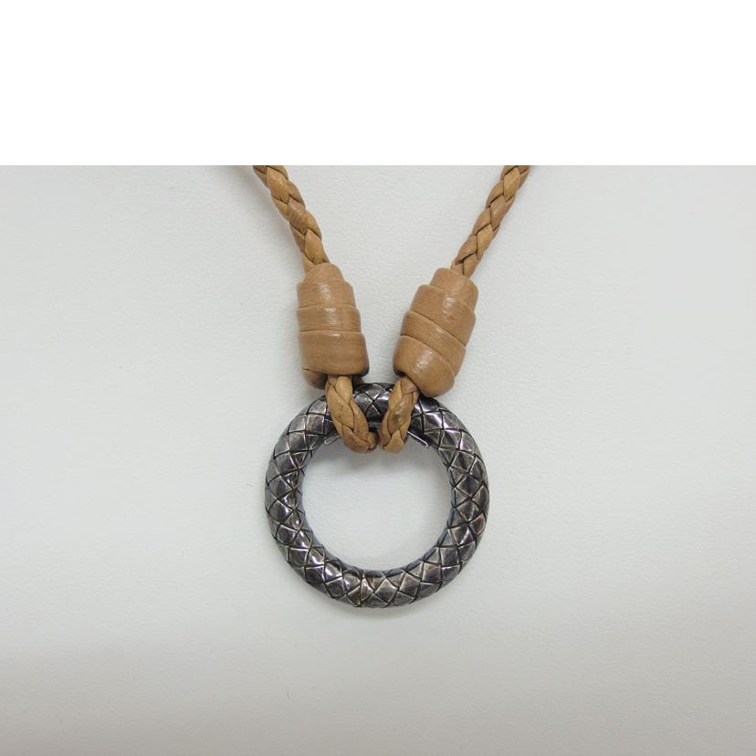 BOTTEGA VENETA ボッテガヴェネタ/イントレチャート/リングネックレス/138890 V9694//Bランク/04