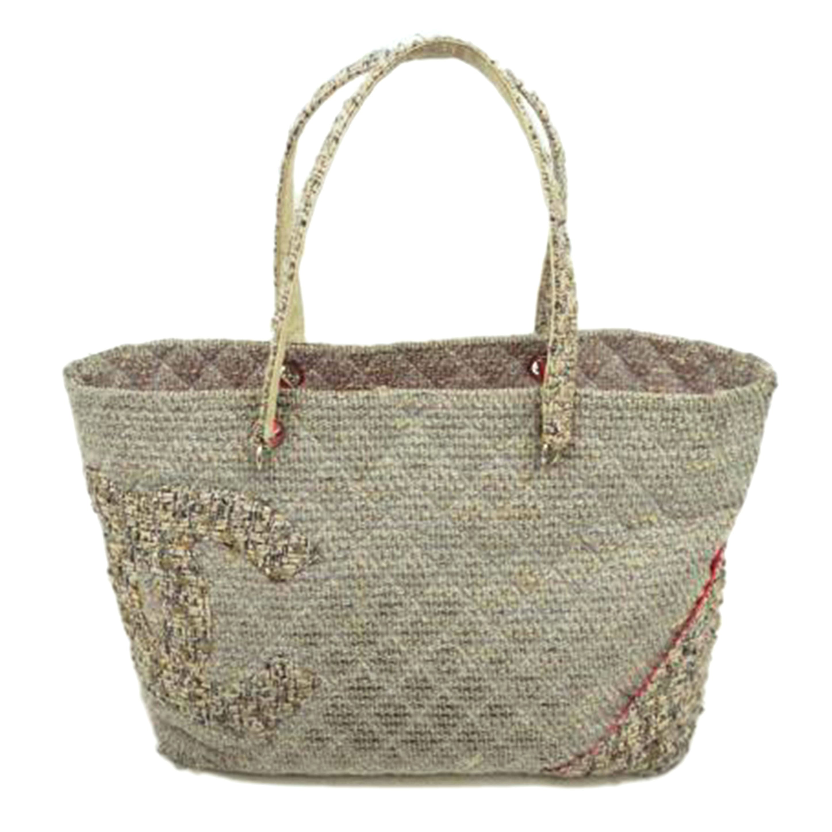 CHANEL シャネル/カンボンラインラージトート/ツィード/A25170//9473476/Cランク/09