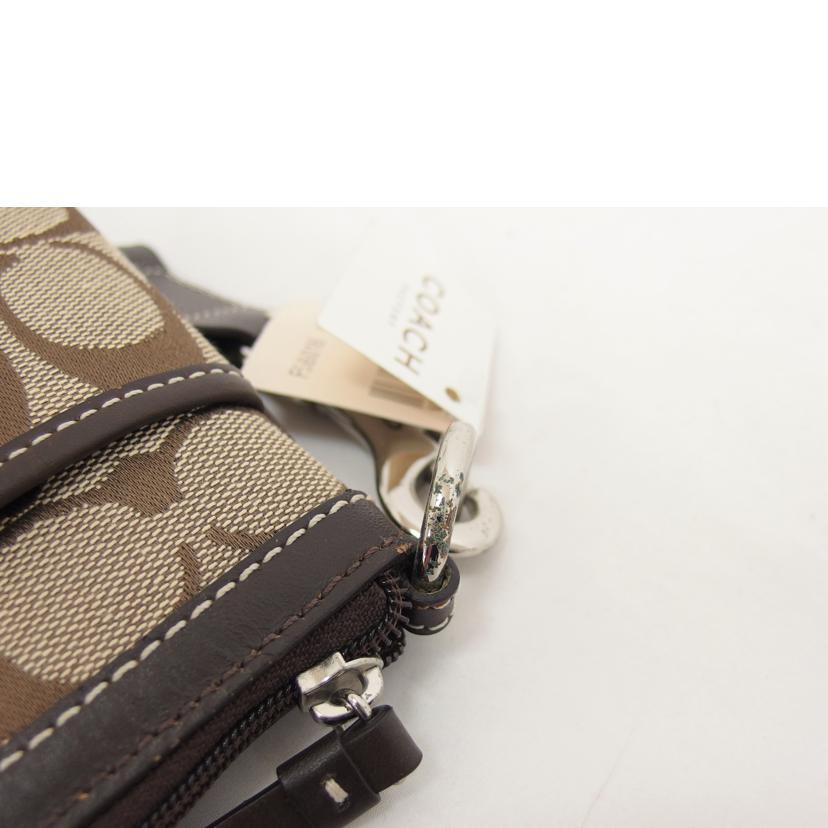 COACH コーチ ブラウン ベージュ/シグネチャーストライプ/ショルダーバッグ/F06016//B07**/ABランク/04