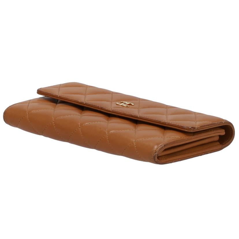CHANEL シャネル/マトラッセココマーク二つ折り長財布//21286920/Bランク/75