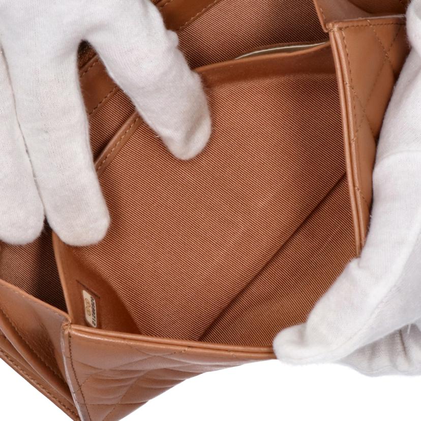 CHANEL シャネル/マトラッセココマーク二つ折り長財布//21286920/Bランク/75