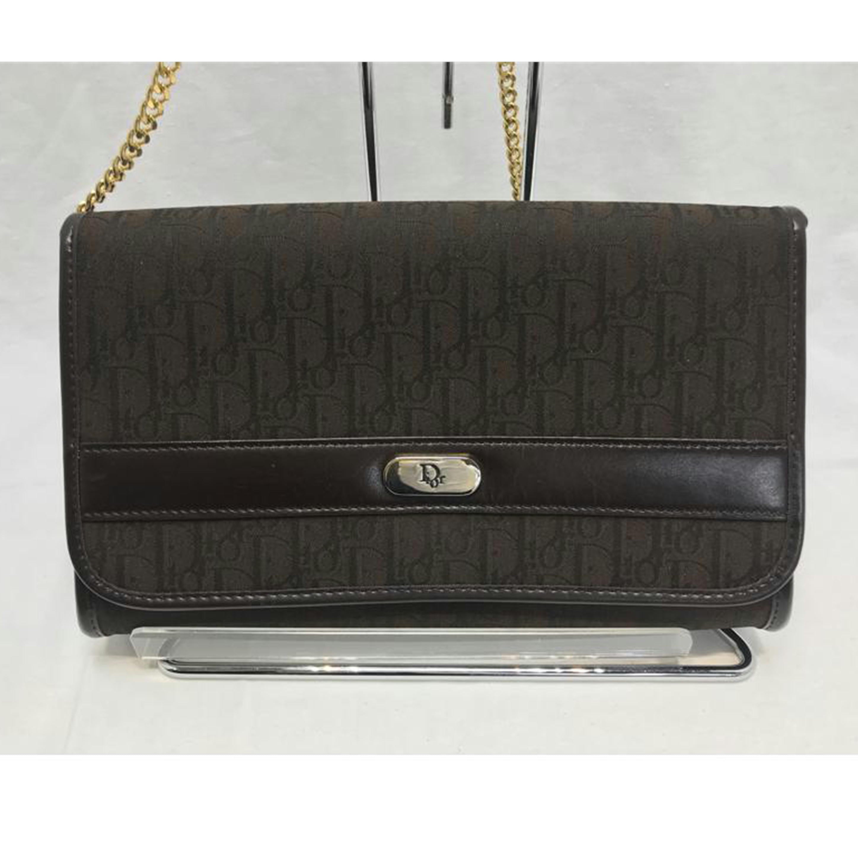 Christian Dior クリスチャンディオール/トロッターチェーンショルダーバッグ//ABランク/51