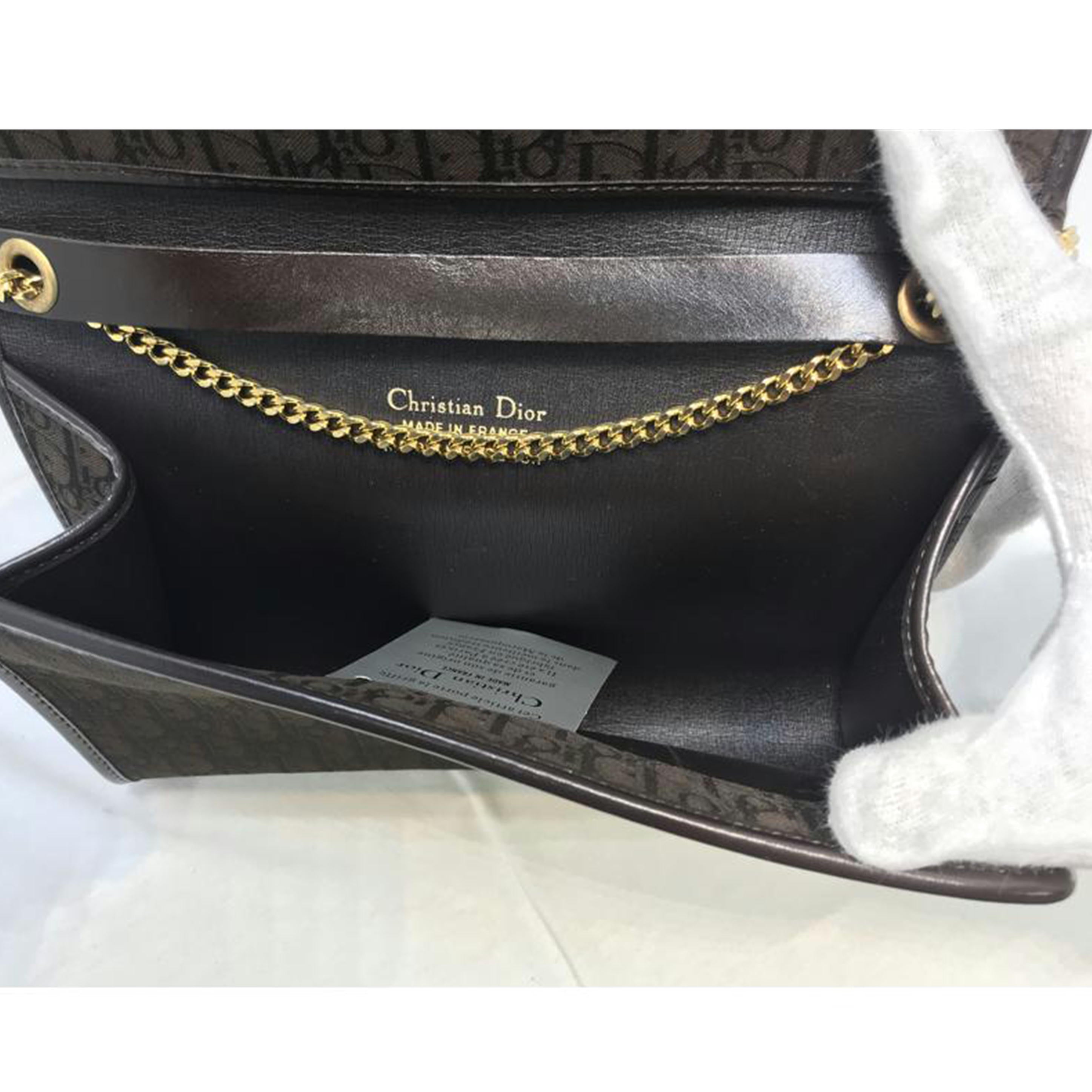 Christian Dior クリスチャンディオール/トロッターチェーンショルダーバッグ//ABランク/51