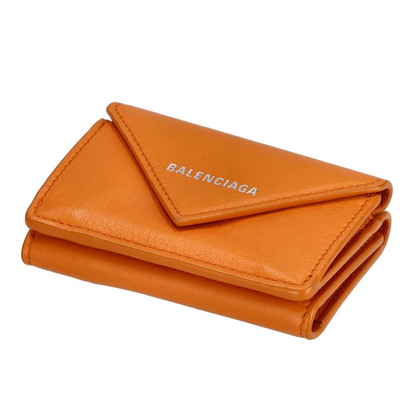 BALENCIAGA バレンシアガ/ペーパーミニウォレット/391446//7506.X.203437/ABランク/09