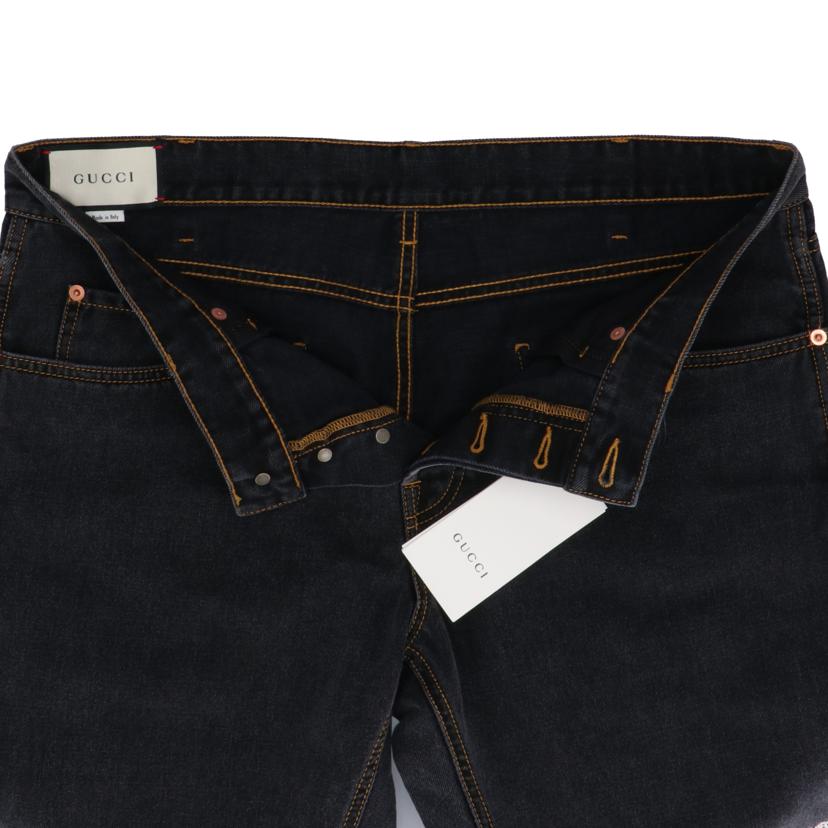 GUCCI グッチ/エンブロイダリー付きテーパードデニムパンツ/408637 XDAP2//ABランク/09