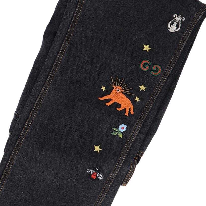 GUCCI グッチ/エンブロイダリー付きテーパードデニムパンツ/408637 XDAP2//ABランク/09