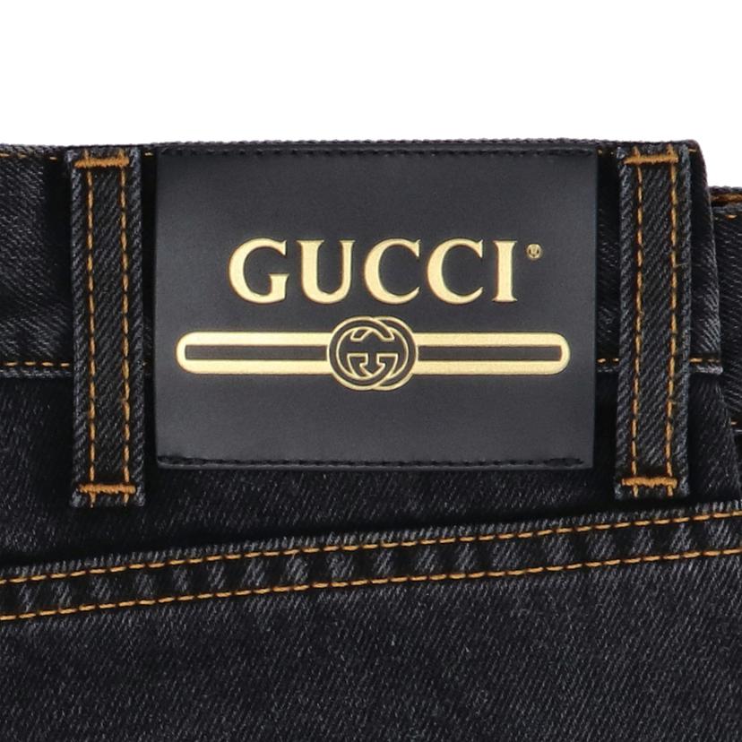 GUCCI グッチ/エンブロイダリー付きテーパードデニムパンツ/408637 XDAP2//ABランク/09