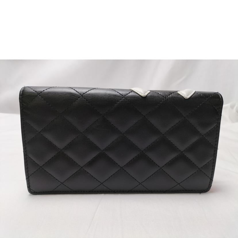 CHANEL シャネル/カンボンライン 二つ折り財布/A26717//14593202/ABランク/52