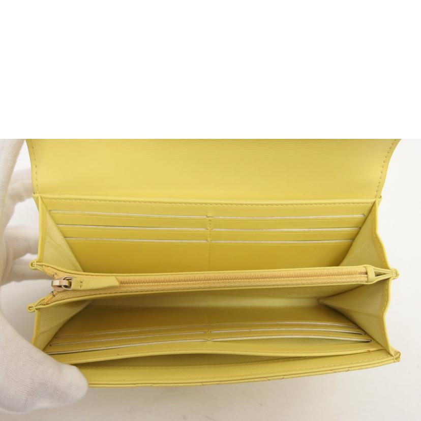 CHANEL シャネル/CCフィリグリー/キャビアスキン/二つ折り長財布/A84448//25516816/ABランク/04