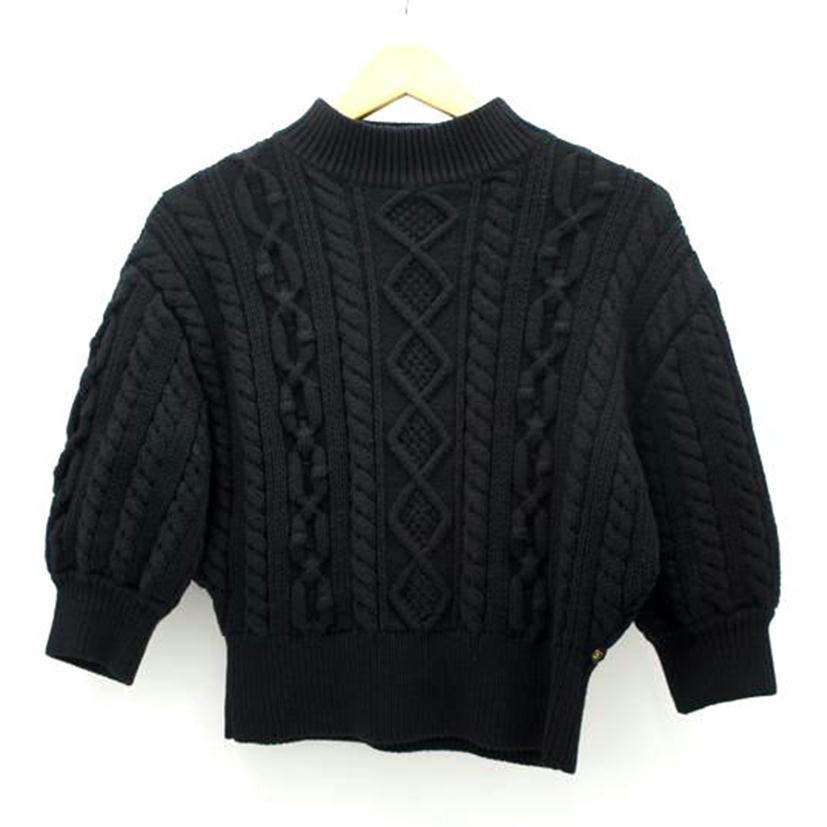 LOUIS VUITTON ルイ・ヴィトン/ケーブルニット BLK//ABランク/94