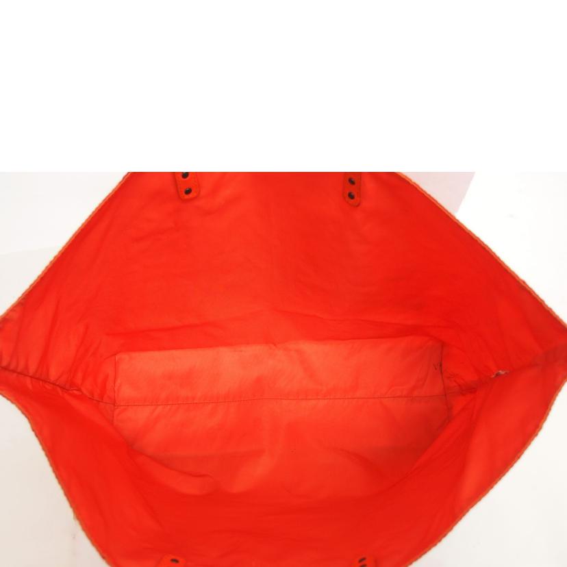 BOTTEGA VENETA ボッテガヴェネタ/イントレッチオリュージョン/ナイロントートバッグ/オレンジ//B02629023J/Bランク/04